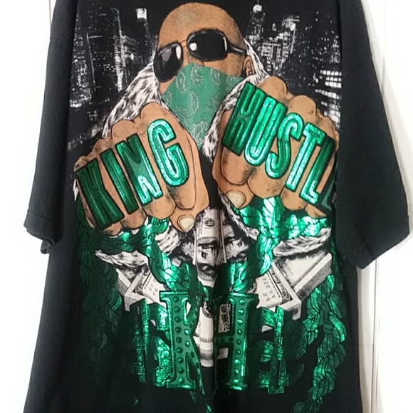 King hustle men's pro t  3X tall t-shirt - Picture 4 of 7